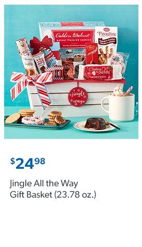 Jingle All the Way Gift Basket 23.78 ounces. 