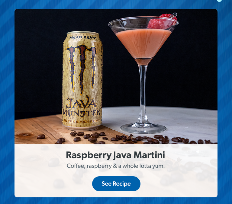 Raspberry Java Martini. Coffee, raspberry and a whole lotta yum. See Recipe. 