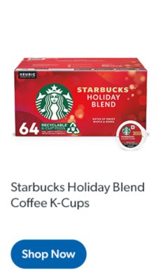 Starbucks Holiday Blend Coffee K Cups.