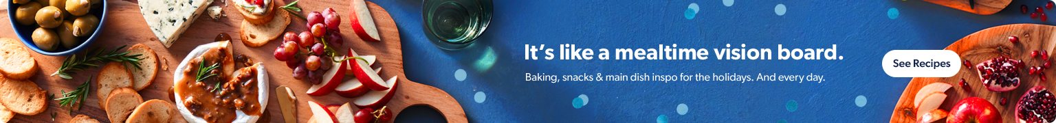 Get recipes for baking, snacks and main dish inspiration for the holidays. And every day. See recipes.  