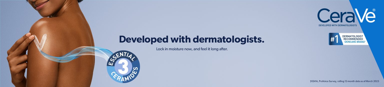 CeraVe skincare was developed with dermatologists.