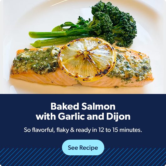 Baked Salmon with Garlic and Dijon is so flavorful, flaky and ready in twelve to fifteen minutes.