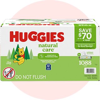 Huggies Natural Care Sensitive Wipes are clinically proven safe for sensitive skin. Shop now. 