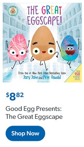 Good Egg Presents The Great Eggscape. Eight dollars and eighty two cents. Shop now. 