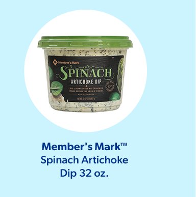 Member's Mark Spinach Artichoke Dip. Shop now.
