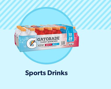 Sports drinks..