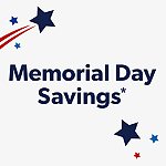 Memorial Day Savings.*