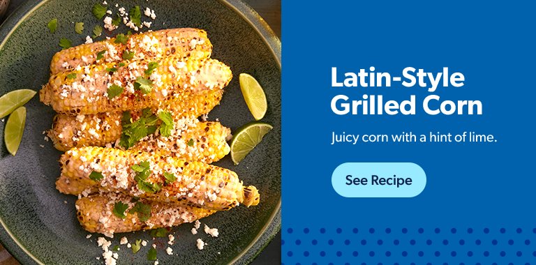 Get the recipe for Latin style grilled corn.