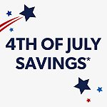 4th of July Savings.*