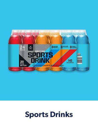 Shop sports drinks.
