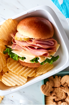 Ham & Swiss - $2.49 per lunch