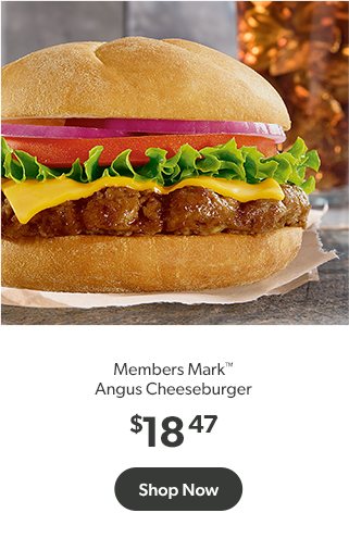 Shop Member's Mark Angus Beef Cheeseburger $18.47.  