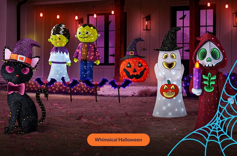 Get less trick and more treat with outdoor decor for the not so spooky crowd. Shop now