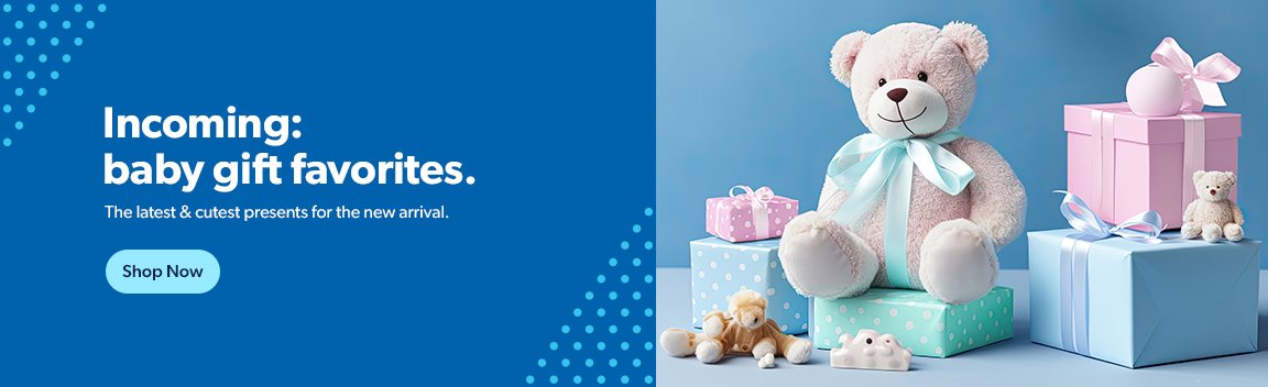 Get the latest and cutest gifts for the new arrival. Shop now.