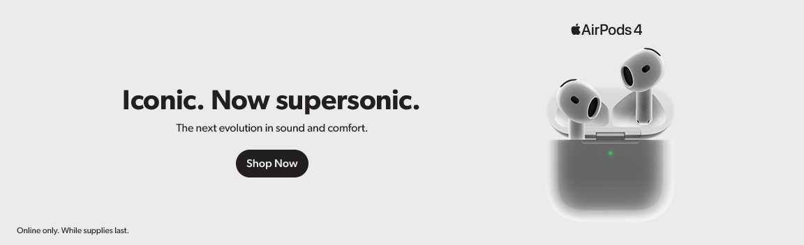 Apple’s new airpods are the next evolution in sound and comfort. Online only. Shop now