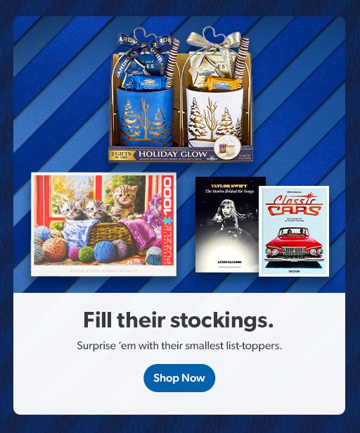 Fill their stockings with their smallest list toppers. Shop now.