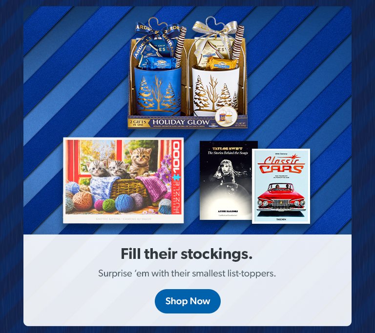 Fill their stockings with their smallest list toppers. Shop now.