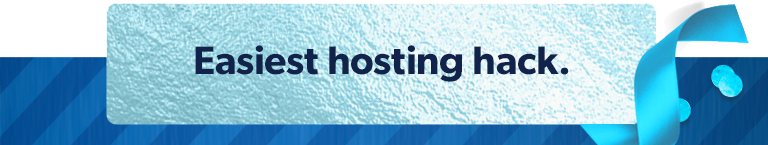 Easiest hosting hack.