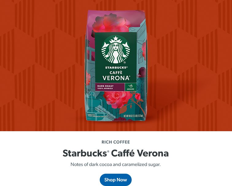 Starbucks café verona with notes of dark cocoa and caramelized sugar. Shop now.