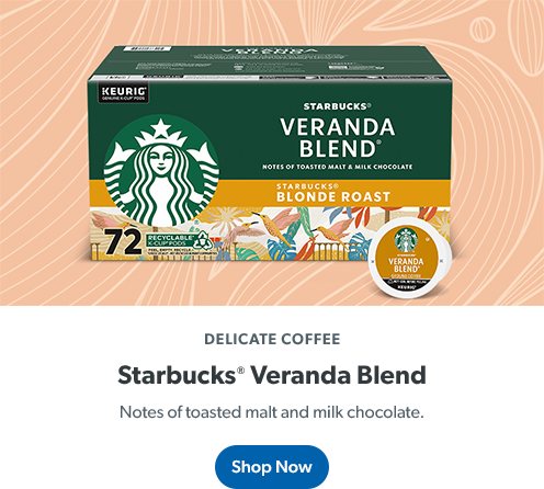 Starbucks veranda blend with notes of toasted malt and milk chocolate. Shop now.