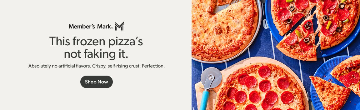 This pizza’s not faking it. Absolutely no artificial flavors. Crispy, self-rising crust. Perfection. Shop Now.