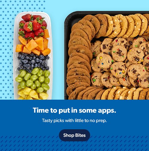 Apps. Tasty appetizers and snacks with little to no prep. Shop bites.