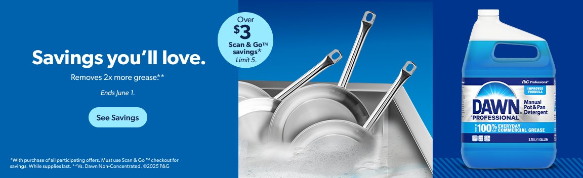 Get savings you’ll love with over $3 scan and go savings now through June first. Shop now.