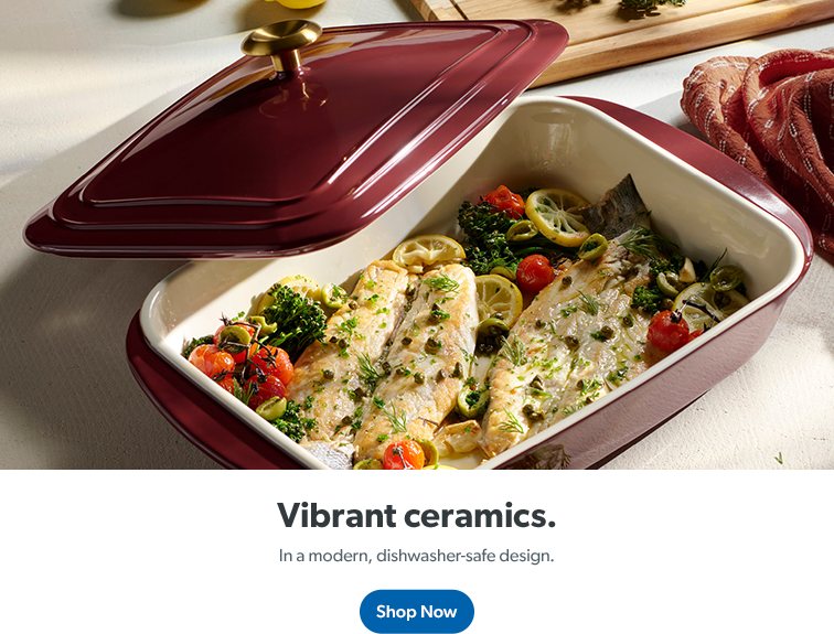 Vibrant ceramics in a modern, dishwasher safe design. Shop now. 