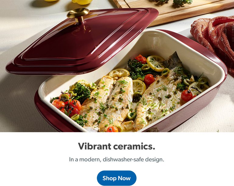 Vibrant ceramics in a modern, dishwasher safe design. Shop now. 