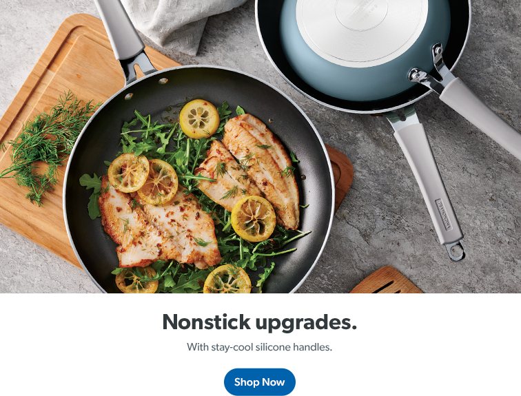 Non stick cookware with a stay cool silicone handle. Shop now. 