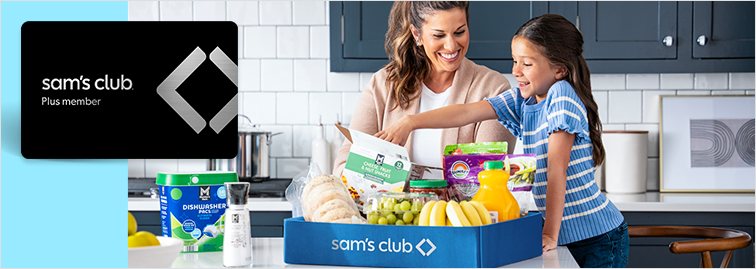 Earn two percent Sam’s Cash on in club & Curbside Pickup purchases. Join Plus.