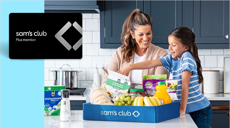 Earn two percent Sam’s Cash on in club & Curbside Pickup purchases. Join Plus.