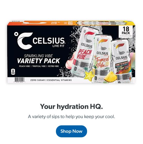 Shop a variety of sips to help you keep your cool and stay hydrated.