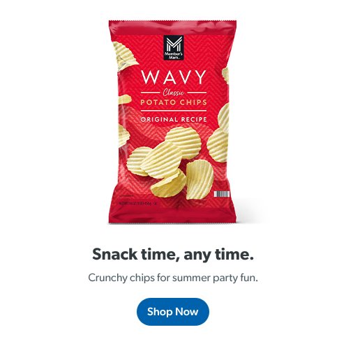 Crunchy chips for snack time and summer party fun. Shop now.
