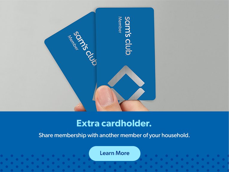 Extra cardholder.  Share membership with another member of your household.  Learn more