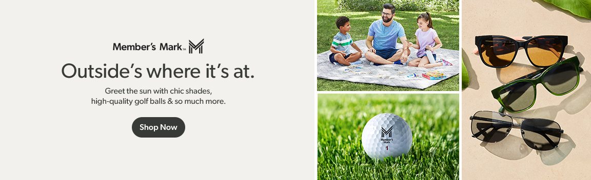 Outside’s where it’s at. Greet the sun with chic shades, high-quality golf balls and so much more. Shop now.