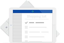 Your Own Lists, For organized shopping