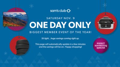 November One Day Event Sam's Club